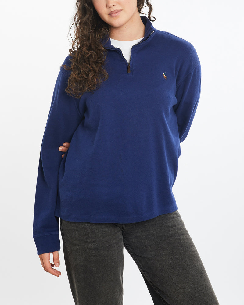 Vintage Polo Ralph Lauren Quarter Zip Sweater <br>M , The Real Deal , newtown, sydney, australia, thrift store, opshop, preloved, secondhand, sustainable, retro, antique, 70s, 80s, 90s, 2000s, 00s, fashion, clothing, streetwear, trendy, garment, style, boutique, store, shop, archive, sale, cheap, best, top