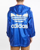 Vintage, Adidas, Fleece, Lined, Jacket, The Real Deal, size large, colour Blue, newtown, sydney, australia, thrift store, opshop, preloved, secondhand, sustainable, retro, antique, 70s, 80s, 90s, 2000s, 00s, fashion, clothing, streetwear, trendy, garment, style, boutique, store, shop, archive, sale, cheap, best, top, Jackets