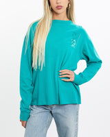 Vintage, 1987, Ocean, Pacific, Surf, Long, Sleeve, Tee, The Real Deal, size small, colour Green, newtown, sydney, australia, thrift store, opshop, preloved, secondhand, sustainable, retro, antique, 70s, 80s, 90s, 2000s, 00s, fashion, clothing, streetwear, trendy, garment, style, boutique, store, shop, archive, sale, cheap, best, top, T-Shirts