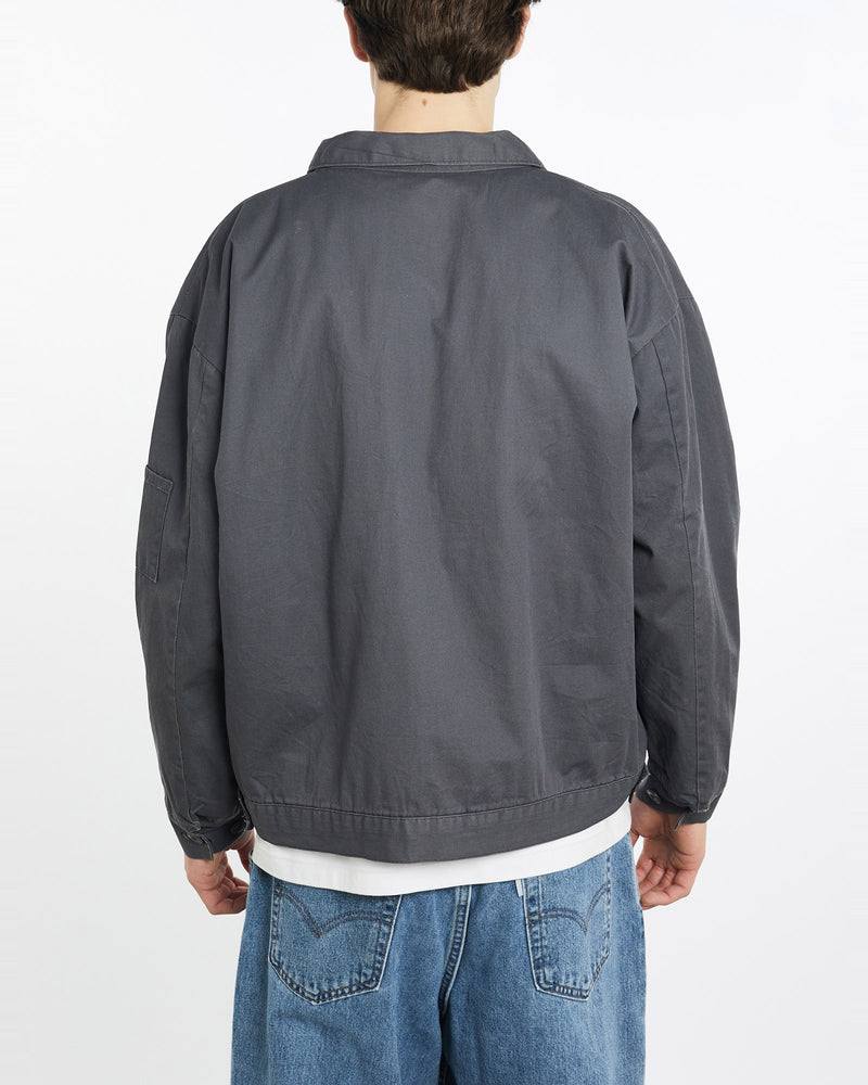 Vintage, 90s, Pilot, Mechanic, Jacket, The Real Deal, size extra large, colour Grey, newtown, sydney, australia, thrift store, opshop, preloved, secondhand, sustainable, retro, antique, 70s, 80s, 90s, 2000s, 00s, fashion, clothing, streetwear, trendy, garment, style, boutique, store, shop, archive, sale, cheap, best, top, Jackets