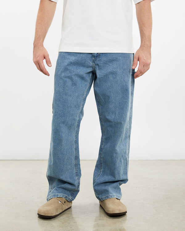 Vintage Lee Denim Carpenter Pants <br>34" , The Real Deal , newtown, sydney, australia, thrift store, opshop, preloved, secondhand, sustainable, retro, antique, 70s, 80s, 90s, 2000s, 00s, fashion, clothing, streetwear, trendy, garment, style, boutique, store, shop, archive, sale, cheap, best, top