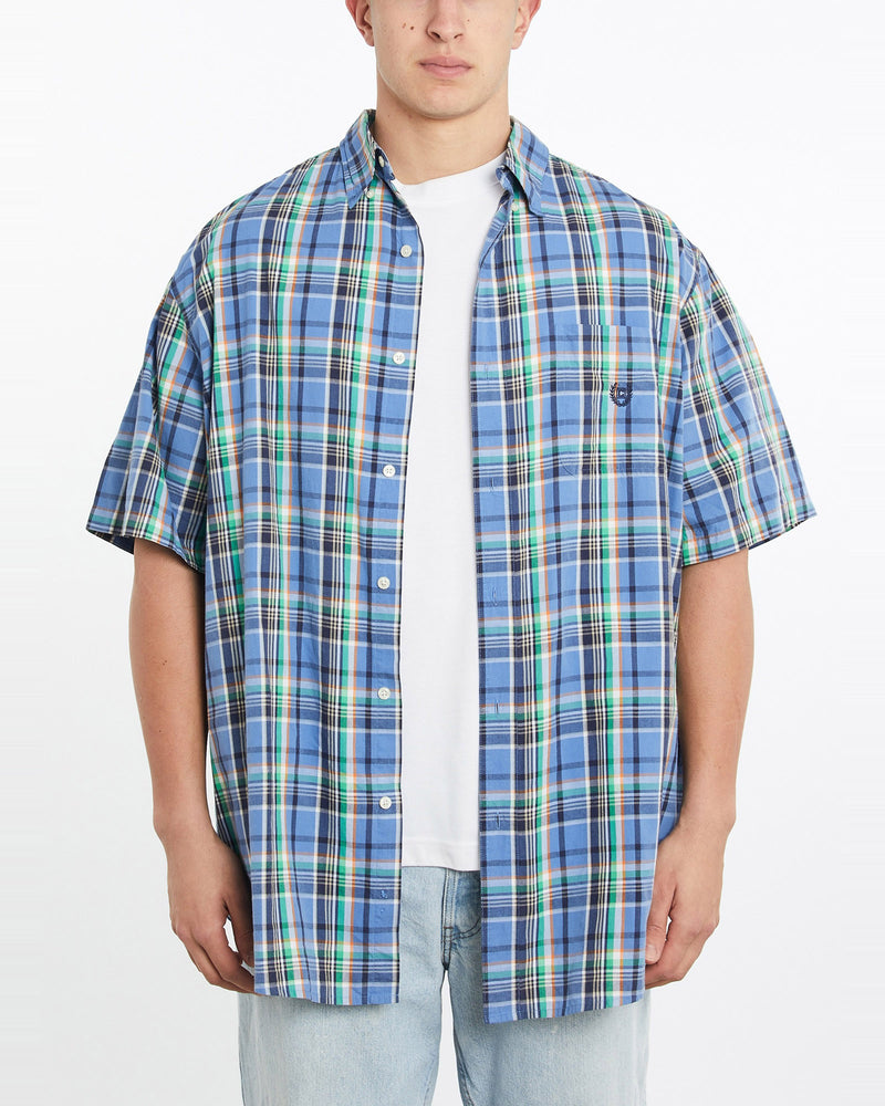 Vintage, Chaps, Ralph, Lauren, Short, Sleeve, Button, Up, Shirt, The Real Deal, size XXXL, colour Multicolour, newtown, sydney, australia, thrift store, opshop, preloved, secondhand, sustainable, retro, antique, 70s, 80s, 90s, 2000s, 00s, fashion, clothing, streetwear, trendy, garment, style, boutique, store, shop, archive, sale, cheap, best, top, Shirts