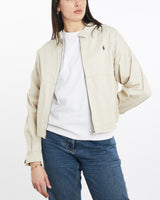 Vintage, 90s, Polo, Ralph, Lauren, Harrington, Jacket, The Real Deal, size medium, colour Beige, newtown, sydney, australia, thrift store, opshop, preloved, secondhand, sustainable, retro, antique, 70s, 80s, 90s, 2000s, 00s, fashion, clothing, streetwear, trendy, garment, style, boutique, store, shop, archive, sale, cheap, best, top, Jackets