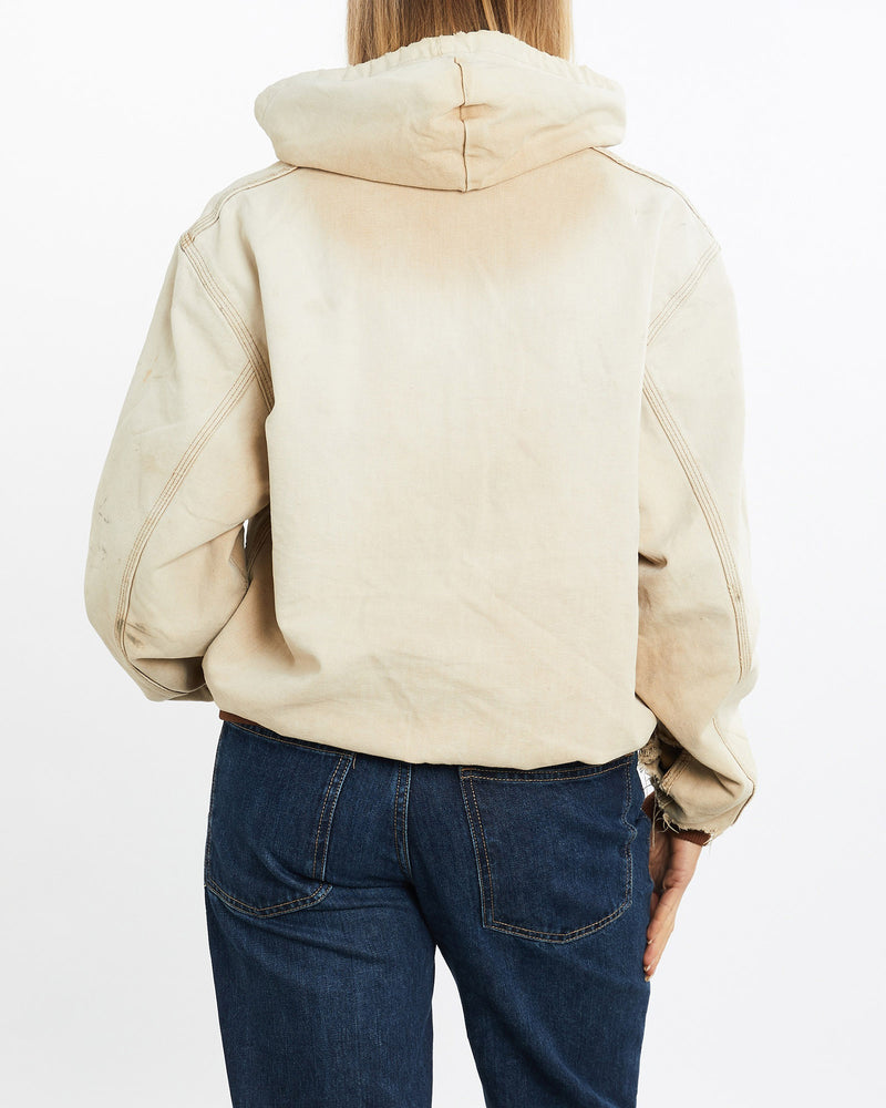 Vintage, 90s, Carhartt, Active', Jacket, The Real Deal, size medium, colour Beige, newtown, sydney, australia, thrift store, opshop, preloved, secondhand, sustainable, retro, antique, 70s, 80s, 90s, 2000s, 00s, fashion, clothing, streetwear, trendy, garment, style, boutique, store, shop, archive, sale, cheap, best, top, Jackets