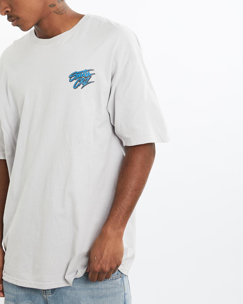 Vintage, Santa, Cruz, Skate, Tee, The Real Deal, size large, colour Grey, newtown, sydney, australia, thrift store, opshop, preloved, secondhand, sustainable, retro, antique, 70s, 80s, 90s, 2000s, 00s, fashion, clothing, streetwear, trendy, garment, style, boutique, store, shop, archive, sale, cheap, best, top, T-Shirts