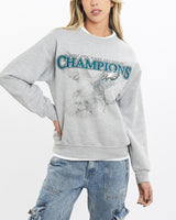 Vintage, NFL, Philadelphia, Eagles, Sweatshirt, The Real Deal, size extra small, colour Grey, newtown, sydney, australia, thrift store, opshop, preloved, secondhand, sustainable, retro, antique, 70s, 80s, 90s, 2000s, 00s, fashion, clothing, streetwear, trendy, garment, style, boutique, store, shop, archive, sale, cheap, best, top, Sweats and hoodies