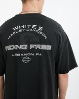 Vintage Harley Davidson Tee <br>XXL , The Real Deal , newtown, sydney, australia, thrift store, opshop, preloved, secondhand, sustainable, retro, antique, 70s, 80s, 90s, 2000s, 00s, fashion, clothing, streetwear, trendy, garment, style, boutique, store, shop, archive, sale, cheap, best, top