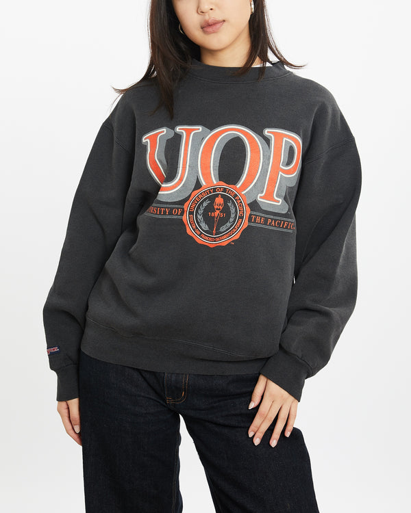 Vintage 90s University Of The Pacific Sweatshirt <br>S , The Real Deal , newtown, sydney, australia, thrift store, opshop, preloved, secondhand, sustainable, retro, antique, 70s, 80s, 90s, 2000s, 00s, fashion, clothing, streetwear, trendy, garment, style, boutique, store, shop, archive, sale, cheap, best, top