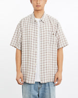 Vintage, 90s, Polo, Ralph, Lauren, Short, Sleeve, Button, Up, Shirt, The Real Deal, size large, colour Brown, newtown, sydney, australia, thrift store, opshop, preloved, secondhand, sustainable, retro, antique, 70s, 80s, 90s, 2000s, 00s, fashion, clothing, streetwear, trendy, garment, style, boutique, store, shop, archive, sale, cheap, best, top, Shirts