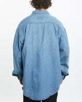 Vintage 90s Levi's Denim Button Up Shirt <br>L , The Real Deal , newtown, sydney, australia, thrift store, opshop, preloved, secondhand, sustainable, retro, antique, 70s, 80s, 90s, 2000s, 00s, fashion, clothing, streetwear, trendy, garment, style, boutique, store, shop, archive, sale, cheap, best, top