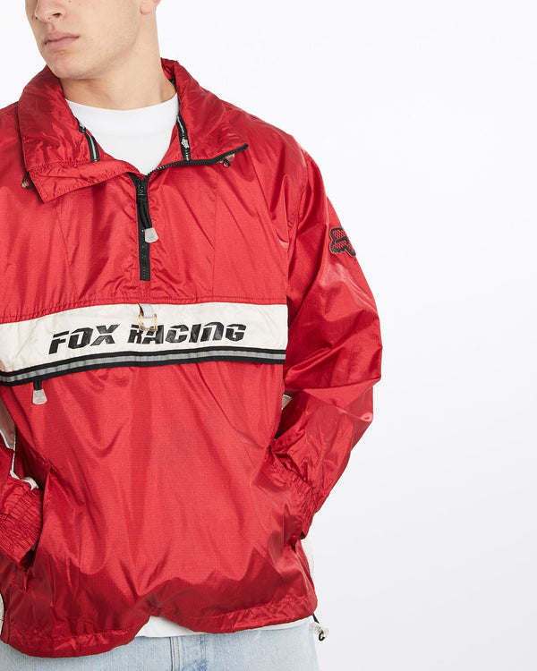 Vintage, Fox, Racing, Windbreaker, Jacket, The Real Deal, size double extra large, colour Multicolour, newtown, sydney, australia, thrift store, opshop, preloved, secondhand, sustainable, retro, antique, 70s, 80s, 90s, 2000s, 00s, fashion, clothing, streetwear, trendy, garment, style, boutique, store, shop, archive, sale, cheap, best, top, Jackets