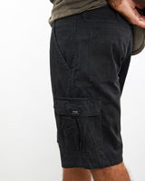 Vintage, Wrangler, Cargo, Shorts, The Real Deal, size 35", colour Black, newtown, sydney, australia, thrift store, opshop, preloved, secondhand, sustainable, retro, antique, 70s, 80s, 90s, 2000s, 00s, fashion, clothing, streetwear, trendy, garment, style, boutique, store, shop, archive, sale, cheap, best, top, Shorts