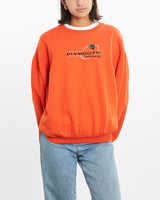 Vintage, NCAA, Plymouth, Panthers, Sweatshirt, The Real Deal, size small, colour Orange, newtown, sydney, australia, thrift store, opshop, preloved, secondhand, sustainable, retro, antique, 70s, 80s, 90s, 2000s, 00s, fashion, clothing, streetwear, trendy, garment, style, boutique, store, shop, archive, sale, cheap, best, top, Sweats and hoodies