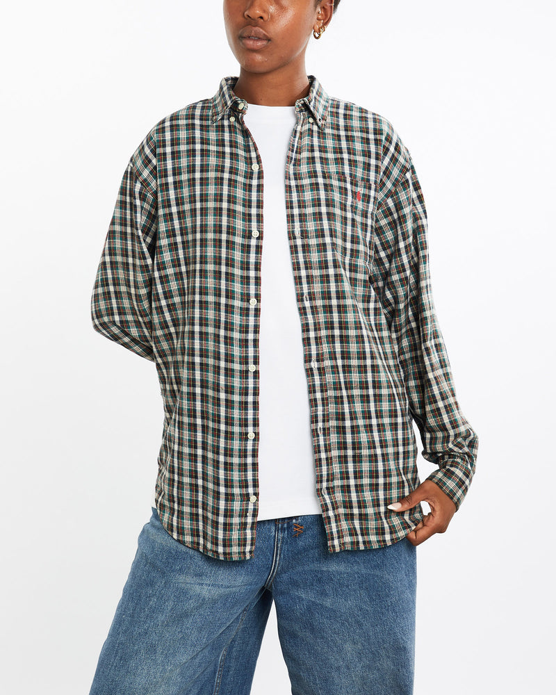 Vintage, 90s, Polo, Ralph, Lauren, Button, Up, Shirt, The Real Deal, size medium, colour Multicolour, newtown, sydney, australia, thrift store, opshop, preloved, secondhand, sustainable, retro, antique, 70s, 80s, 90s, 2000s, 00s, fashion, clothing, streetwear, trendy, garment, style, boutique, store, shop, archive, sale, cheap, best, top, Shirts