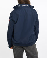 Vintage, Tommy, Hilfiger, Windbreaker, Jacket, The Real Deal, size medium, colour Navy, newtown, sydney, australia, thrift store, opshop, preloved, secondhand, sustainable, retro, antique, 70s, 80s, 90s, 2000s, 00s, fashion, clothing, streetwear, trendy, garment, style, boutique, store, shop, archive, sale, cheap, best, top, Jackets