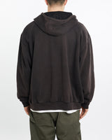 Vintage, 90s, Carhartt, Full, Zip, Hooded, Sweatshirt, The Real Deal, size extra large, colour Black, newtown, sydney, australia, thrift store, opshop, preloved, secondhand, sustainable, retro, antique, 70s, 80s, 90s, 2000s, 00s, fashion, clothing, streetwear, trendy, garment, style, boutique, store, shop, archive, sale, cheap, best, top, Sweats and hoodies