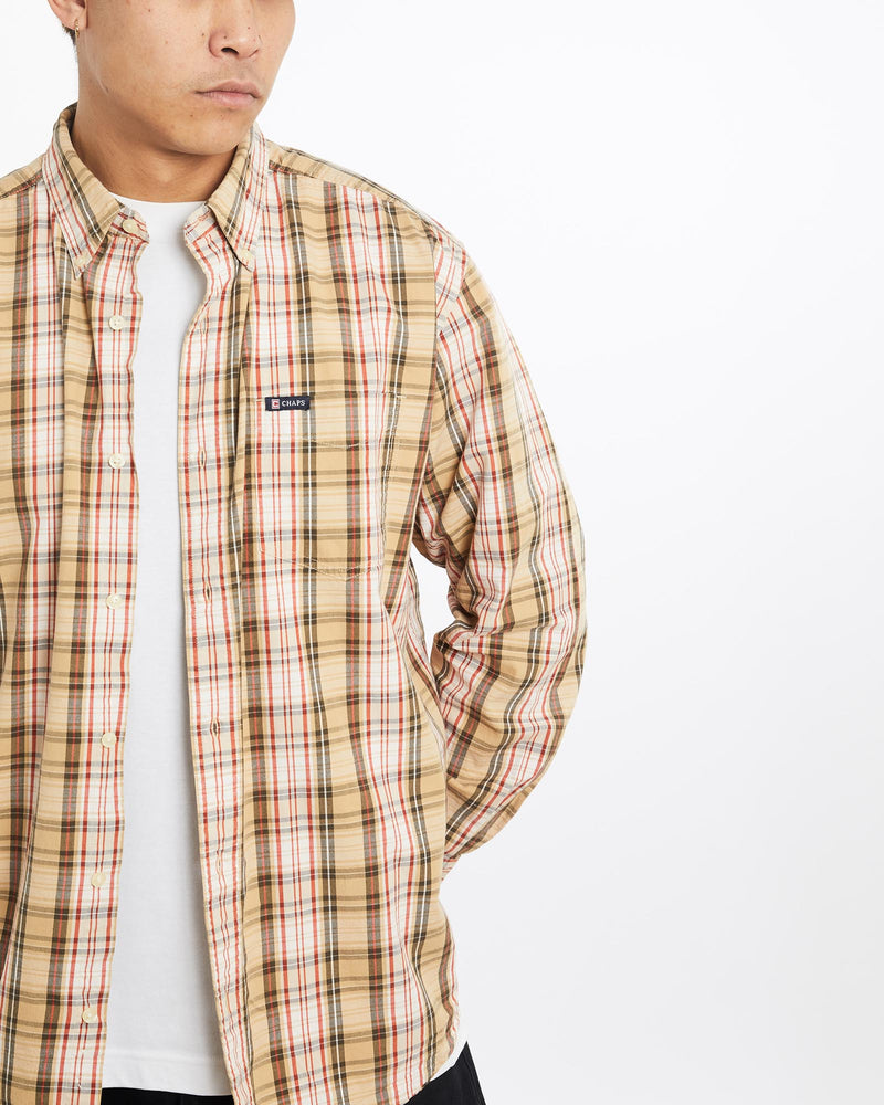 Vintage, Chaps, Ralph, Lauren, Button, Up, Shirt, The Real Deal, size extra large, colour Multicolour, newtown, sydney, australia, thrift store, opshop, preloved, secondhand, sustainable, retro, antique, 70s, 80s, 90s, 2000s, 00s, fashion, clothing, streetwear, trendy, garment, style, boutique, store, shop, archive, sale, cheap, best, top, Shirts