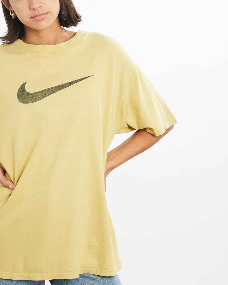 Vintage, Nike, Premier, Skateboard, Co., Tee, The Real Deal, size medium, colour Yellow, newtown, sydney, australia, thrift store, opshop, preloved, secondhand, sustainable, retro, antique, 70s, 80s, 90s, 2000s, 00s, fashion, clothing, streetwear, trendy, garment, style, boutique, store, shop, archive, sale, cheap, best, top, T-Shirts