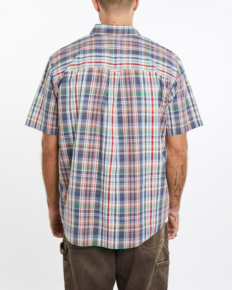 Vintage, 90s, Chaps, Ralph, Lauren, Short, Sleeve, Button, Up, Shirt, The Real Deal, size extra large, colour Multicolour, newtown, sydney, australia, thrift store, opshop, preloved, secondhand, sustainable, retro, antique, 70s, 80s, 90s, 2000s, 00s, fashion, clothing, streetwear, trendy, garment, style, boutique, store, shop, archive, sale, cheap, best, top, Shirts