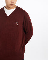 Vintage, 90s, Polo, Golf, Knit, Sweater, The Real Deal, size extra large, colour Burgundy, newtown, sydney, australia, thrift store, opshop, preloved, secondhand, sustainable, retro, antique, 70s, 80s, 90s, 2000s, 00s, fashion, clothing, streetwear, trendy, garment, style, boutique, store, shop, archive, sale, cheap, best, top, Sweats and hoodies