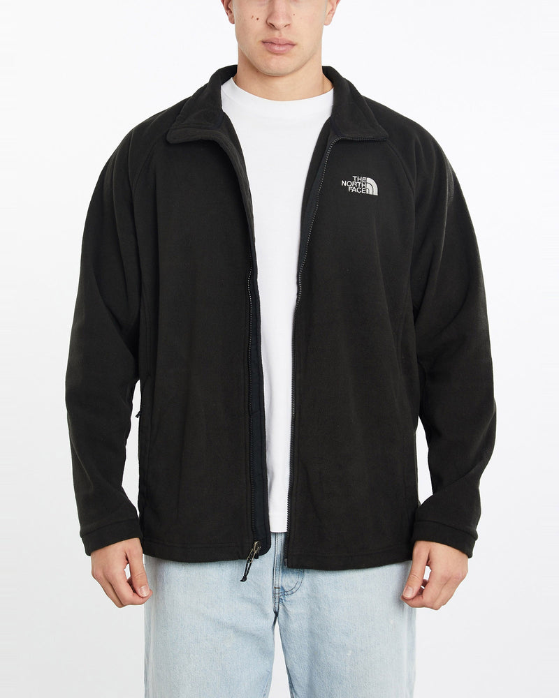 Vintage, The, North, Face, Full, Zip, Fleece, Sweatshirt, The Real Deal, size double extra large, colour Black, newtown, sydney, australia, thrift store, opshop, preloved, secondhand, sustainable, retro, antique, 70s, 80s, 90s, 2000s, 00s, fashion, clothing, streetwear, trendy, garment, style, boutique, store, shop, archive, sale, cheap, best, top, Sweats and hoodies