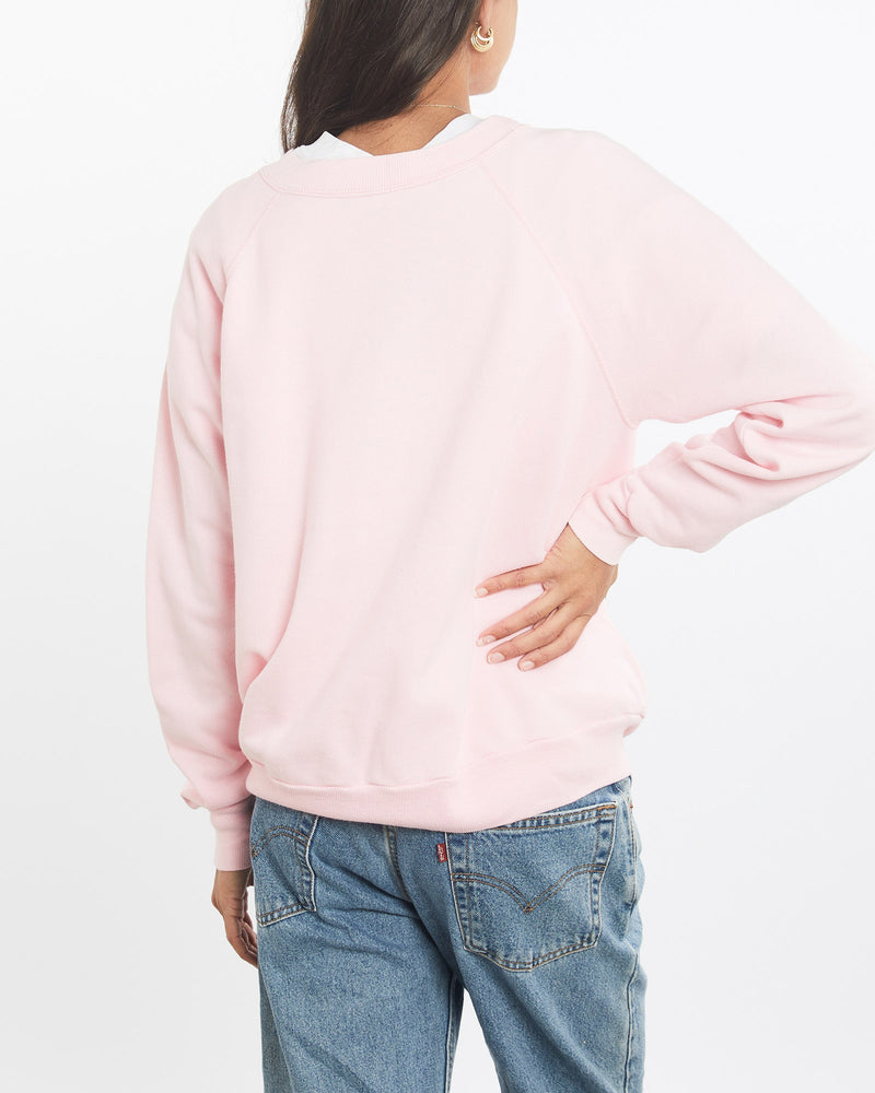 Vintage, 80s, Disney, Mickey, Mouse, Sweatshirt, The Real Deal, size small, colour Pink, newtown, sydney, australia, thrift store, opshop, preloved, secondhand, sustainable, retro, antique, 70s, 80s, 90s, 2000s, 00s, fashion, clothing, streetwear, trendy, garment, style, boutique, store, shop, archive, sale, cheap, best, top, Sweats and hoodies