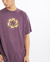 Vintage, 90s, Dolphins, Wildlife, Tee, The Real Deal, size large, colour Purple, newtown, sydney, australia, thrift store, opshop, preloved, secondhand, sustainable, retro, antique, 70s, 80s, 90s, 2000s, 00s, fashion, clothing, streetwear, trendy, garment, style, boutique, store, shop, archive, sale, cheap, best, top, T-Shirts