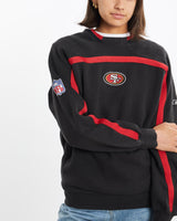 Vintage, Reebok, NFL, San, Francisco, 49ers, Sweatshirt, The Real Deal, size small, colour Black, newtown, sydney, australia, thrift store, opshop, preloved, secondhand, sustainable, retro, antique, 70s, 80s, 90s, 2000s, 00s, fashion, clothing, streetwear, trendy, garment, style, boutique, store, shop, archive, sale, cheap, best, top, Sweats and hoodies