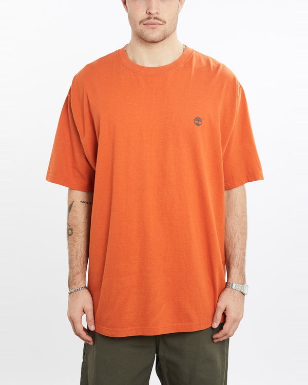 Vintage, Timberland, Tee, The Real Deal, size extra large, colour Orange, newtown, sydney, australia, thrift store, opshop, preloved, secondhand, sustainable, retro, antique, 70s, 80s, 90s, 2000s, 00s, fashion, clothing, streetwear, trendy, garment, style, boutique, store, shop, archive, sale, cheap, best, top, T-Shirts