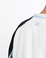 Vintage, Adidas, Argentina, Football, Track, Jacket, The Real Deal, size large, colour White, newtown, sydney, australia, thrift store, opshop, preloved, secondhand, sustainable, retro, antique, 70s, 80s, 90s, 2000s, 00s, fashion, clothing, streetwear, trendy, garment, style, boutique, store, shop, archive, sale, cheap, best, top, Jackets