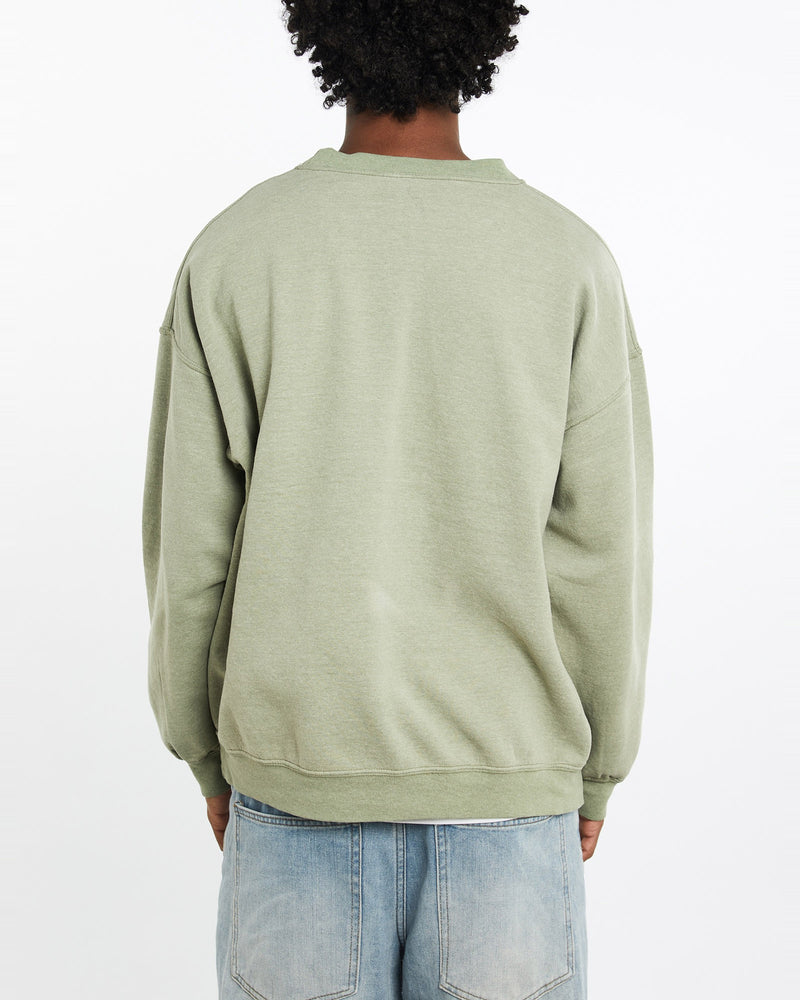 Vintage, Bald, Eagle, Wildlife, Sweatshirt, The Real Deal, size large, colour Green, newtown, sydney, australia, thrift store, opshop, preloved, secondhand, sustainable, retro, antique, 70s, 80s, 90s, 2000s, 00s, fashion, clothing, streetwear, trendy, garment, style, boutique, store, shop, archive, sale, cheap, best, top, Sweats and hoodies