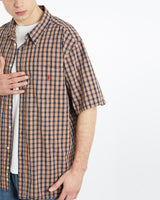 Vintage, 90s, Polo, Ralph, Lauren, Short, Sleeve, Button, Up, Shirt, The Real Deal, size extra large, colour Multicolour, newtown, sydney, australia, thrift store, opshop, preloved, secondhand, sustainable, retro, antique, 70s, 80s, 90s, 2000s, 00s, fashion, clothing, streetwear, trendy, garment, style, boutique, store, shop, archive, sale, cheap, best, top, Shirts