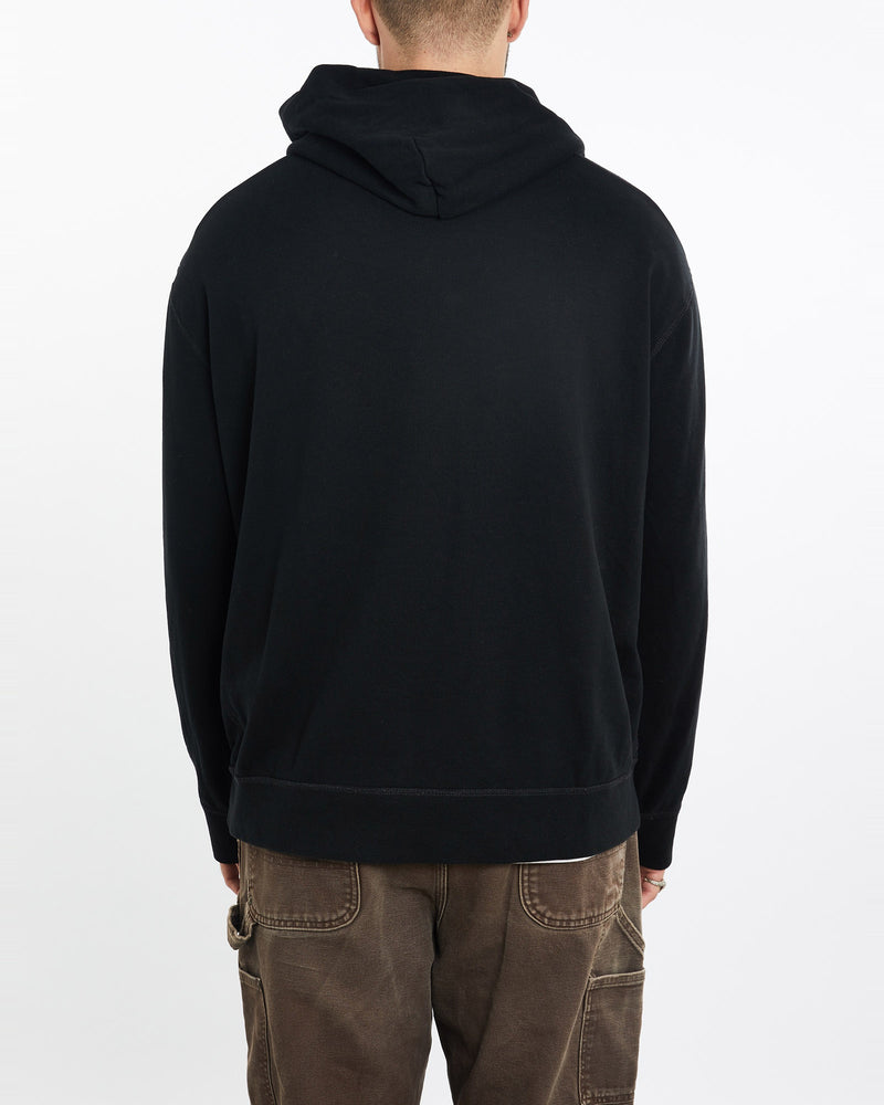 Vintage, Polo, Ralph, Lauren, Hooded, Sweatshirt, The Real Deal, size extra large, colour Black, newtown, sydney, australia, thrift store, opshop, preloved, secondhand, sustainable, retro, antique, 70s, 80s, 90s, 2000s, 00s, fashion, clothing, streetwear, trendy, garment, style, boutique, store, shop, archive, sale, cheap, best, top, Sweats and hoodies