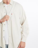 Vintage, Levi's, Button, Up, Shirt, The Real Deal, size double extra large, colour White, newtown, sydney, australia, thrift store, opshop, preloved, secondhand, sustainable, retro, antique, 70s, 80s, 90s, 2000s, 00s, fashion, clothing, streetwear, trendy, garment, style, boutique, store, shop, archive, sale, cheap, best, top, Shirts