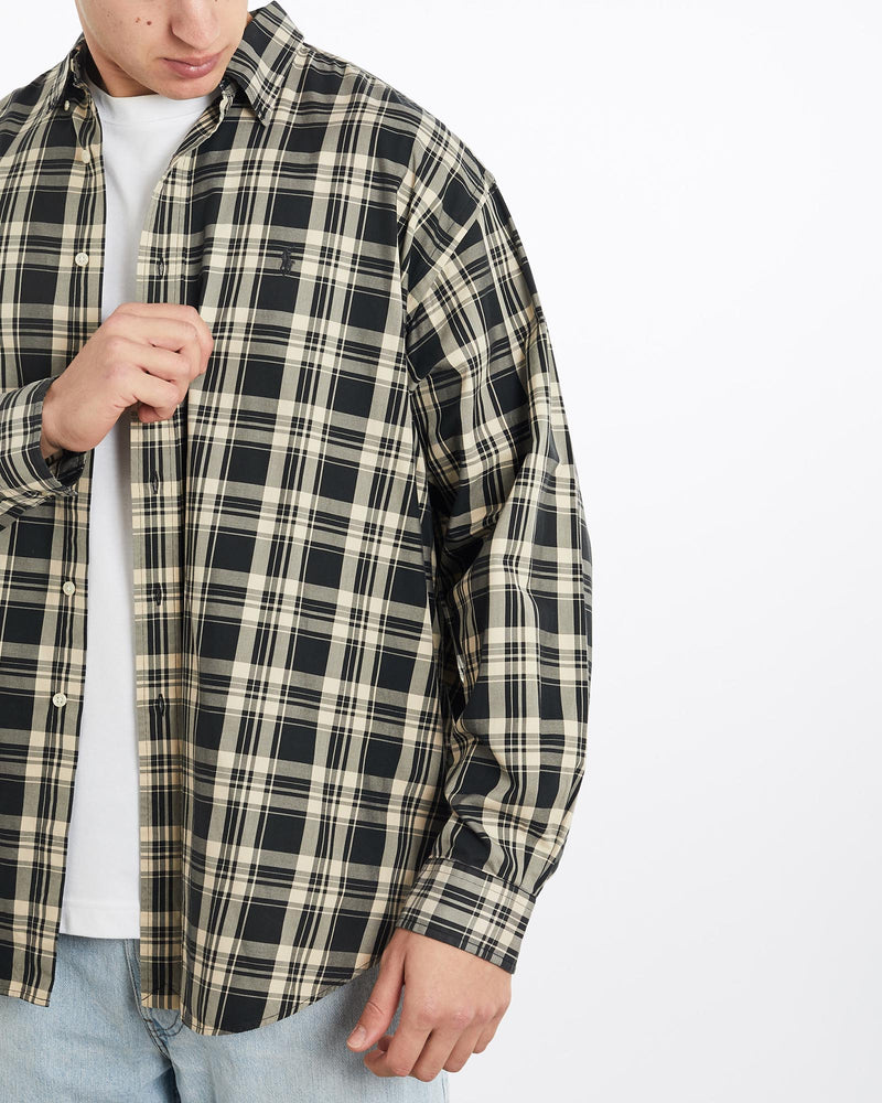 Vintage, 90s, Polo, Ralph, Lauren, Button, Up, Shirt, The Real Deal, size double extra large, colour Multicolour, newtown, sydney, australia, thrift store, opshop, preloved, secondhand, sustainable, retro, antique, 70s, 80s, 90s, 2000s, 00s, fashion, clothing, streetwear, trendy, garment, style, boutique, store, shop, archive, sale, cheap, best, top, Shirts