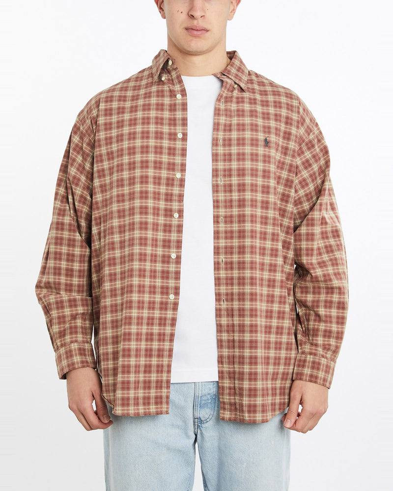 Vintage, 90s, Polo, Ralph, Lauren, Button, Up, Shirt, The Real Deal, size double extra large, colour Multicolour, newtown, sydney, australia, thrift store, opshop, preloved, secondhand, sustainable, retro, antique, 70s, 80s, 90s, 2000s, 00s, fashion, clothing, streetwear, trendy, garment, style, boutique, store, shop, archive, sale, cheap, best, top, Shirts