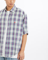 Vintage, 90s, Polo, Ralph, Lauren, Short, Sleeve, Button, Up, Shirt, The Real Deal, size large, colour Multicolour, newtown, sydney, australia, thrift store, opshop, preloved, secondhand, sustainable, retro, antique, 70s, 80s, 90s, 2000s, 00s, fashion, clothing, streetwear, trendy, garment, style, boutique, store, shop, archive, sale, cheap, best, top, Shirts