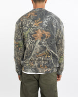 Vintage, 90s, Realtree, Camo, Sweatshirt, The Real Deal, size large, colour Brown, newtown, sydney, australia, thrift store, opshop, preloved, secondhand, sustainable, retro, antique, 70s, 80s, 90s, 2000s, 00s, fashion, clothing, streetwear, trendy, garment, style, boutique, store, shop, archive, sale, cheap, best, top, Sweats and hoodies