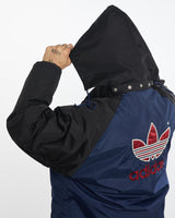 Vintage 90s Adidas Puffer Jacket <br>XL , The Real Deal , newtown, sydney, australia, thrift store, opshop, preloved, secondhand, sustainable, retro, antique, 70s, 80s, 90s, 2000s, 00s, fashion, clothing, streetwear, trendy, garment, style, boutique, store, shop, archive, sale, cheap, best, top