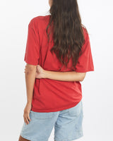 Vintage, Nike, Football, Tee, The Real Deal, size small, colour Red, newtown, sydney, australia, thrift store, opshop, preloved, secondhand, sustainable, retro, antique, 70s, 80s, 90s, 2000s, 00s, fashion, clothing, streetwear, trendy, garment, style, boutique, store, shop, archive, sale, cheap, best, top, T-Shirts