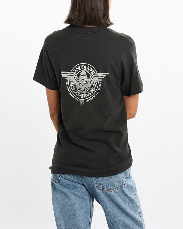 Vintage, 90s, Harley, Davidson, Tee, The Real Deal, size small, colour Black, newtown, sydney, australia, thrift store, opshop, preloved, secondhand, sustainable, retro, antique, 70s, 80s, 90s, 2000s, 00s, fashion, clothing, streetwear, trendy, garment, style, boutique, store, shop, archive, sale, cheap, best, top, T-Shirts