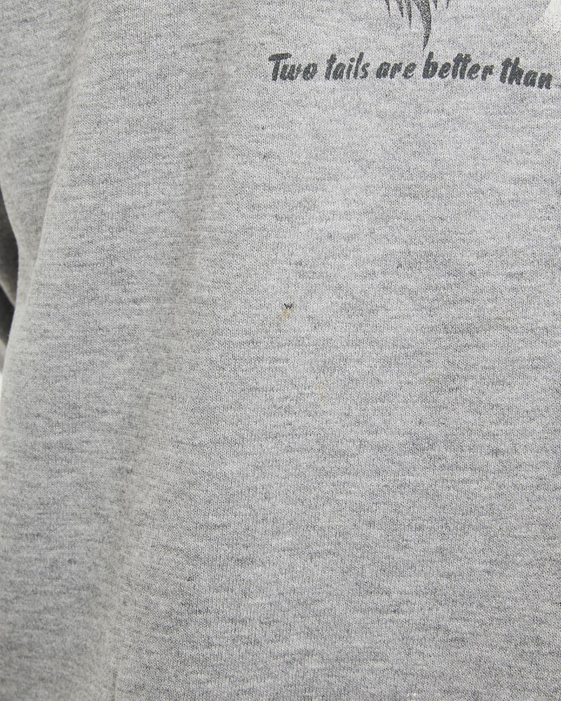 Vintage, 90s, Disney, Winnie, The, Pooh, Tigger', Sweatshirt, The Real Deal, size extra large, colour Grey, newtown, sydney, australia, thrift store, opshop, preloved, secondhand, sustainable, retro, antique, 70s, 80s, 90s, 2000s, 00s, fashion, clothing, streetwear, trendy, garment, style, boutique, store, shop, archive, sale, cheap, best, top, Sweats and hoodies