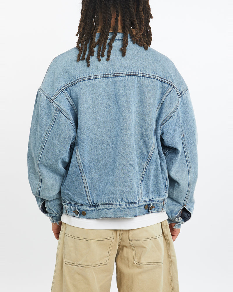 Vintage Wrangler Sherpa Lined Denim Jacket <br>L , The Real Deal , newtown, sydney, australia, thrift store, opshop, preloved, secondhand, sustainable, retro, antique, 70s, 80s, 90s, 2000s, 00s, fashion, clothing, streetwear, trendy, garment, style, boutique, store, shop, archive, sale, cheap, best, top