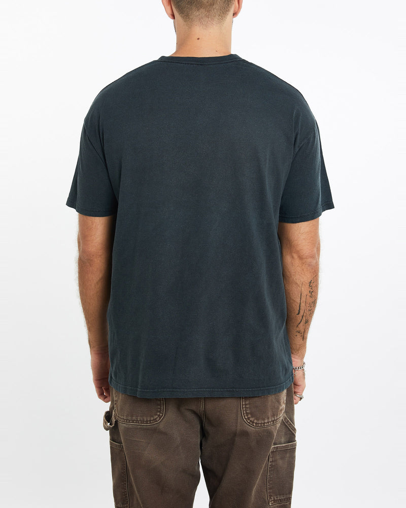 Vintage, Wolf, Wildlife, Tee, The Real Deal, size extra large, colour Navy, newtown, sydney, australia, thrift store, opshop, preloved, secondhand, sustainable, retro, antique, 70s, 80s, 90s, 2000s, 00s, fashion, clothing, streetwear, trendy, garment, style, boutique, store, shop, archive, sale, cheap, best, top, T-Shirts