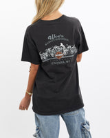Vintage, Harley, Davidson, Tee, The Real Deal, size extra small, colour Black, newtown, sydney, australia, thrift store, opshop, preloved, secondhand, sustainable, retro, antique, 70s, 80s, 90s, 2000s, 00s, fashion, clothing, streetwear, trendy, garment, style, boutique, store, shop, archive, sale, cheap, best, top, T-Shirts