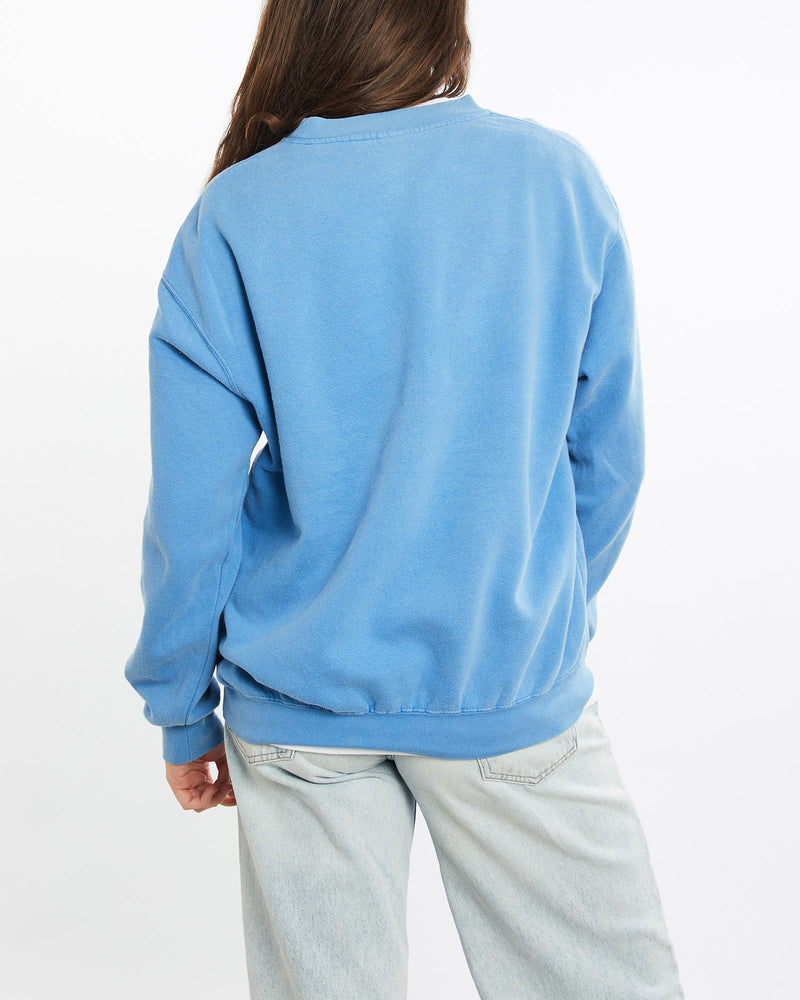 Vintage, NFL, Detroit, Lions, Sweatshirt, The Real Deal, size medium, colour Blue, newtown, sydney, australia, thrift store, opshop, preloved, secondhand, sustainable, retro, antique, 70s, 80s, 90s, 2000s, 00s, fashion, clothing, streetwear, trendy, garment, style, boutique, store, shop, archive, sale, cheap, best, top, Sweats and hoodies