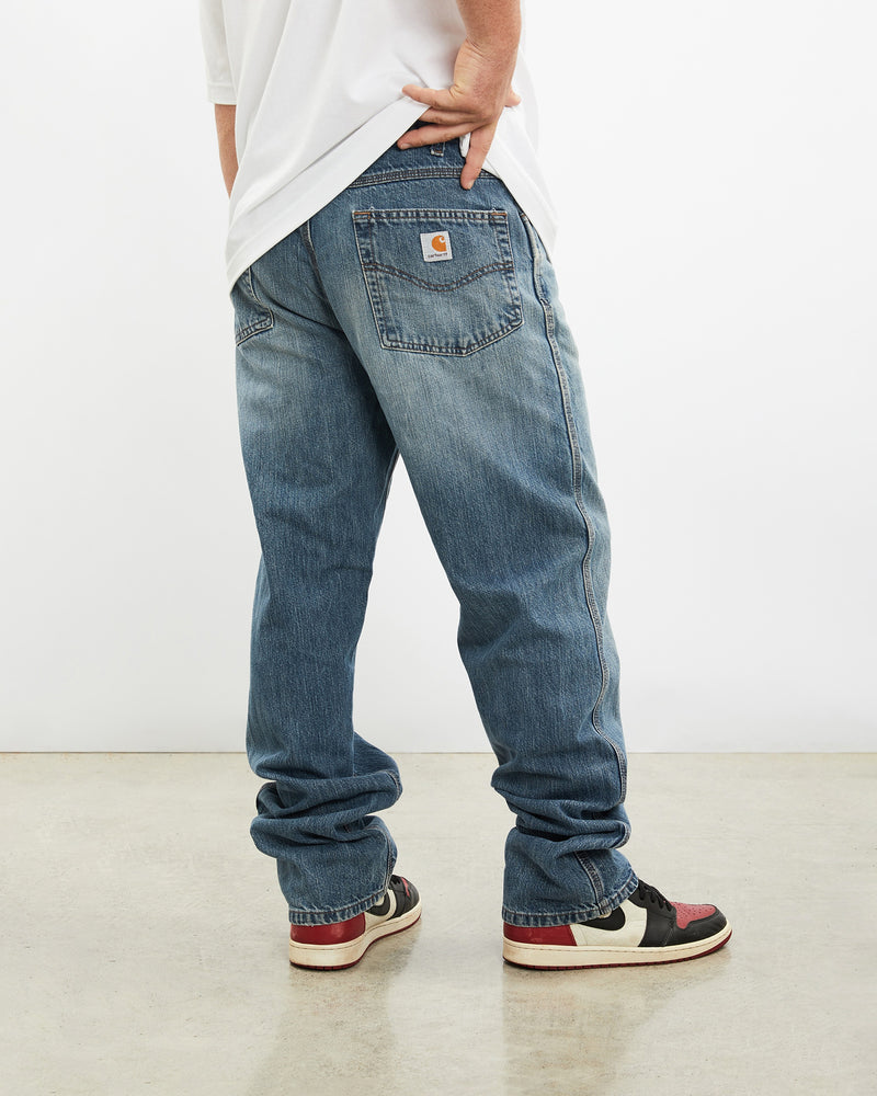 Vintage Carhartt Denim Jeans <br>36" , The Real Deal , newtown, sydney, australia, thrift store, opshop, preloved, secondhand, sustainable, retro, antique, 70s, 80s, 90s, 2000s, 00s, fashion, clothing, streetwear, trendy, garment, style, boutique, store, shop, archive, sale, cheap, best, top