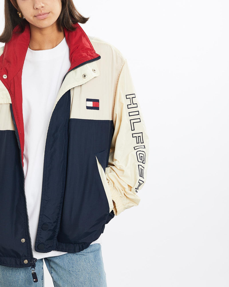 Vintage, 90s, Tommy, Hilfiger, Windbreaker, Jacket, The Real Deal, size small, colour Multicolour, newtown, sydney, australia, thrift store, opshop, preloved, secondhand, sustainable, retro, antique, 70s, 80s, 90s, 2000s, 00s, fashion, clothing, streetwear, trendy, garment, style, boutique, store, shop, archive, sale, cheap, best, top, Jackets