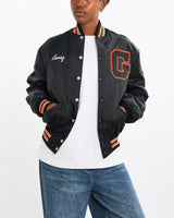 Vintage, 80s, Grant, Varsity, Bomber, Jacket, The Real Deal, size medium, colour Black, newtown, sydney, australia, thrift store, opshop, preloved, secondhand, sustainable, retro, antique, 70s, 80s, 90s, 2000s, 00s, fashion, clothing, streetwear, trendy, garment, style, boutique, store, shop, archive, sale, cheap, best, top, Jackets