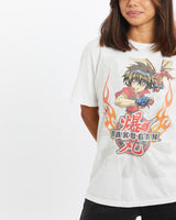 Vintage, Bakugan, Cartoon, Tee, The Real Deal, size double extra small, colour Grey, newtown, sydney, australia, thrift store, opshop, preloved, secondhand, sustainable, retro, antique, 70s, 80s, 90s, 2000s, 00s, fashion, clothing, streetwear, trendy, garment, style, boutique, store, shop, archive, sale, cheap, best, top, T-Shirts